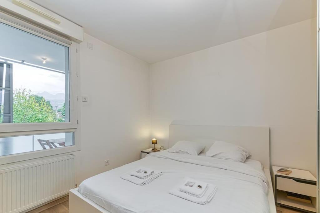 Bel Appartement-Garage Prive-Balcon-Wifi Fibre Rhut Eksteriør bilde
