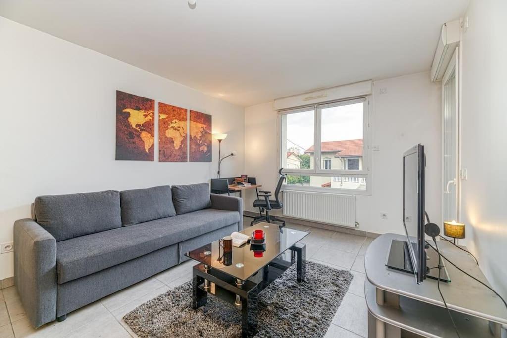 Bel Appartement-Garage Prive-Balcon-Wifi Fibre Rhut Eksteriør bilde